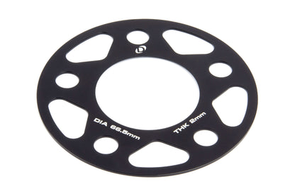 Dinan Spacers; 5x112 - 66.5mm CB - 2mm Thick - Photo - out of package Right