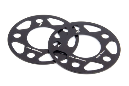 Dinan Spacers; 5x112 - 66.5mm CB - 3mm Thick - Photo - Primary Front