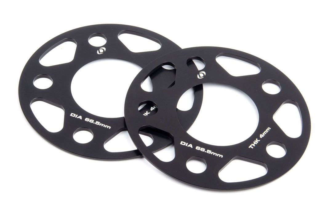 Dinan Spacers; 5x112 - 66.5mm CB - 4mm Thick - Photo - Primary Front