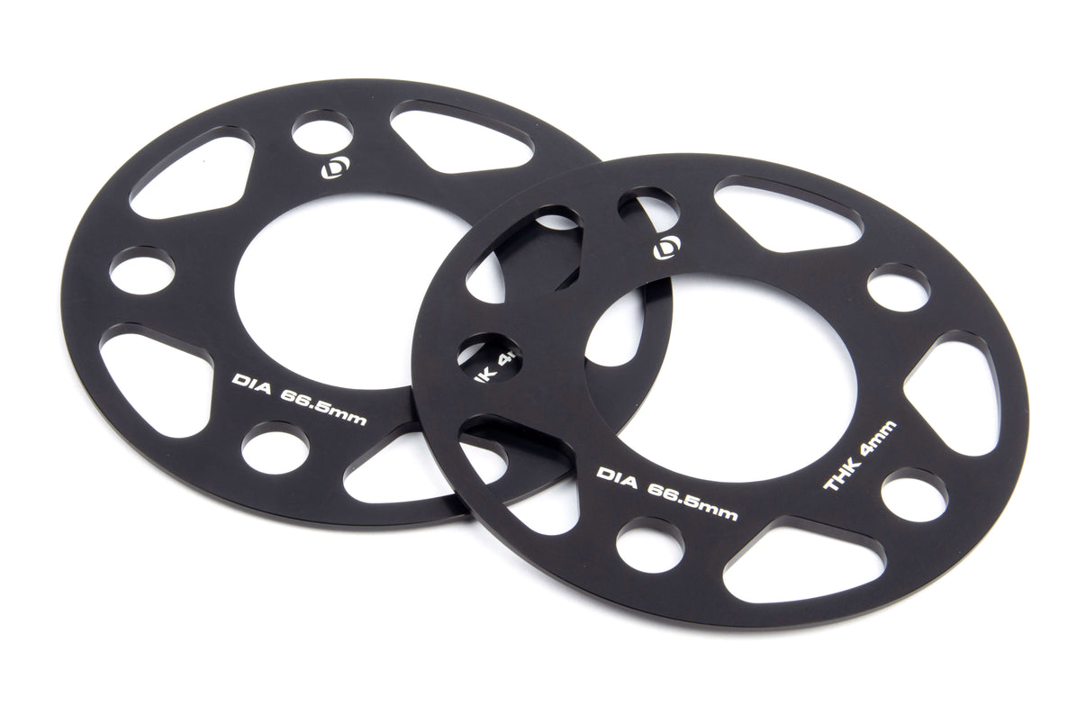 Dinan Spacers; 5x112 - 66.5mm CB - 4mm Thick - Photo - Primary Front