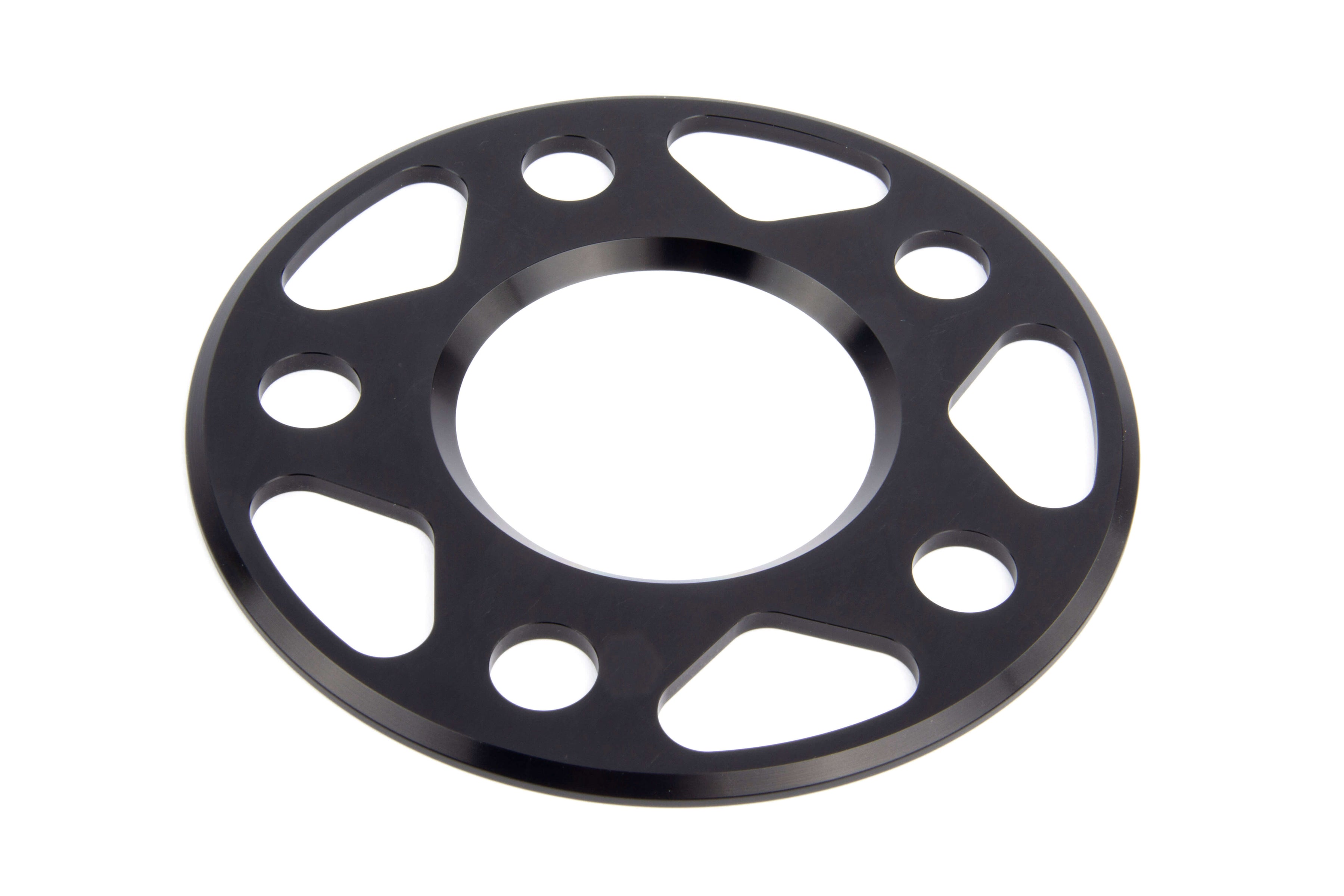 Dinan Spacers; 5x112 - 66.5mm CB - 4mm Thick - Photo - out of package Left