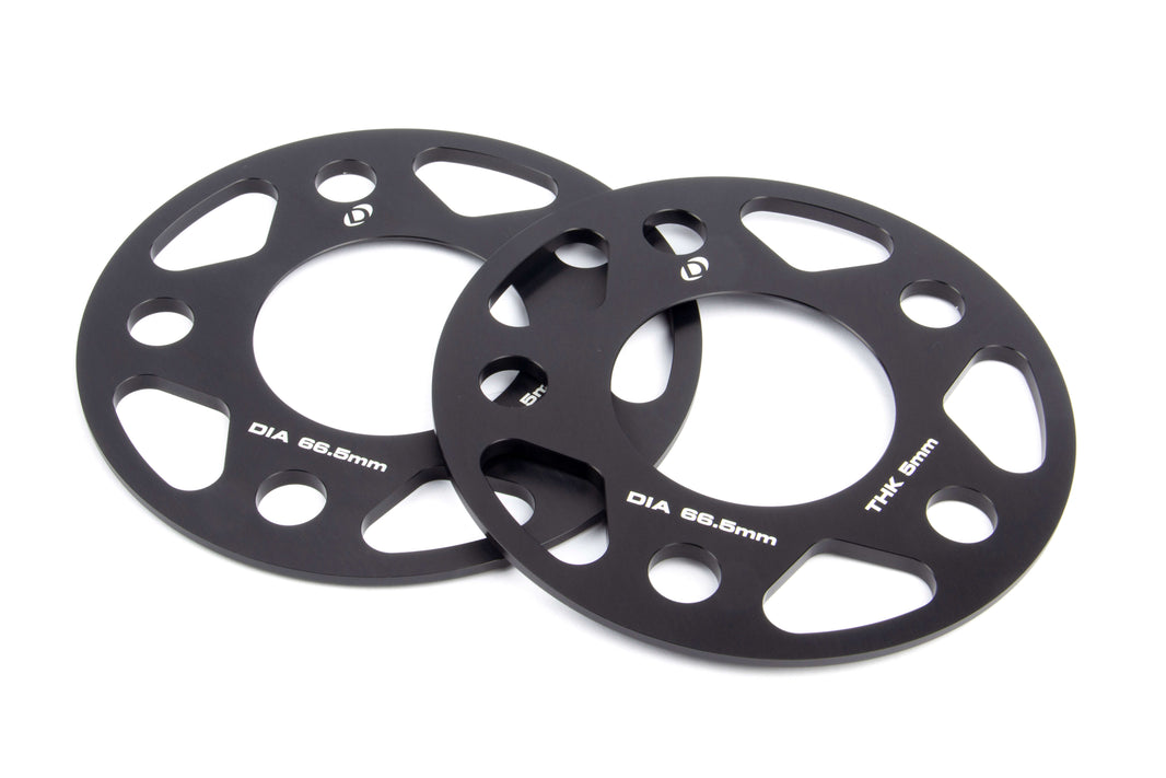 Dinan Spacers; 5x112 - 66.5mm CB - 5mm Thick - Photo - Primary Front