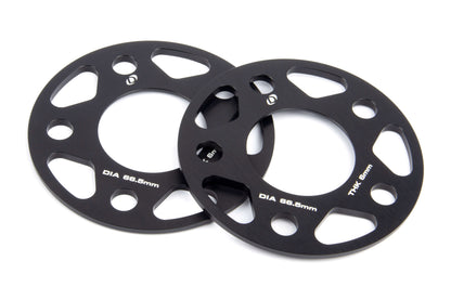 Dinan Spacers; 5x112 - 66.5mm CB - 6mm Thick - Photo - Primary Front