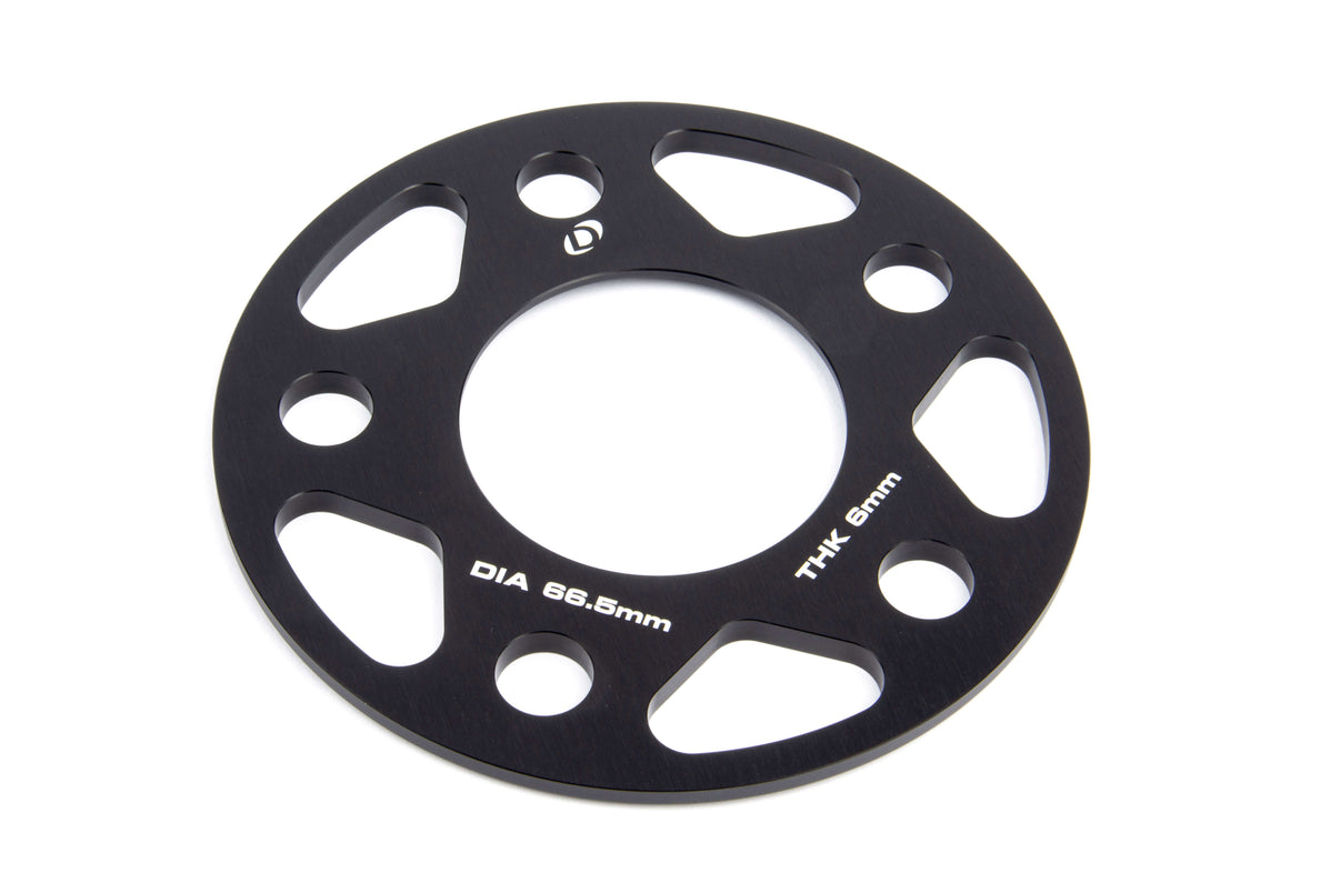 Dinan Spacers; 5x112 - 66.5mm CB - 6mm Thick - Photo - out of package Right
