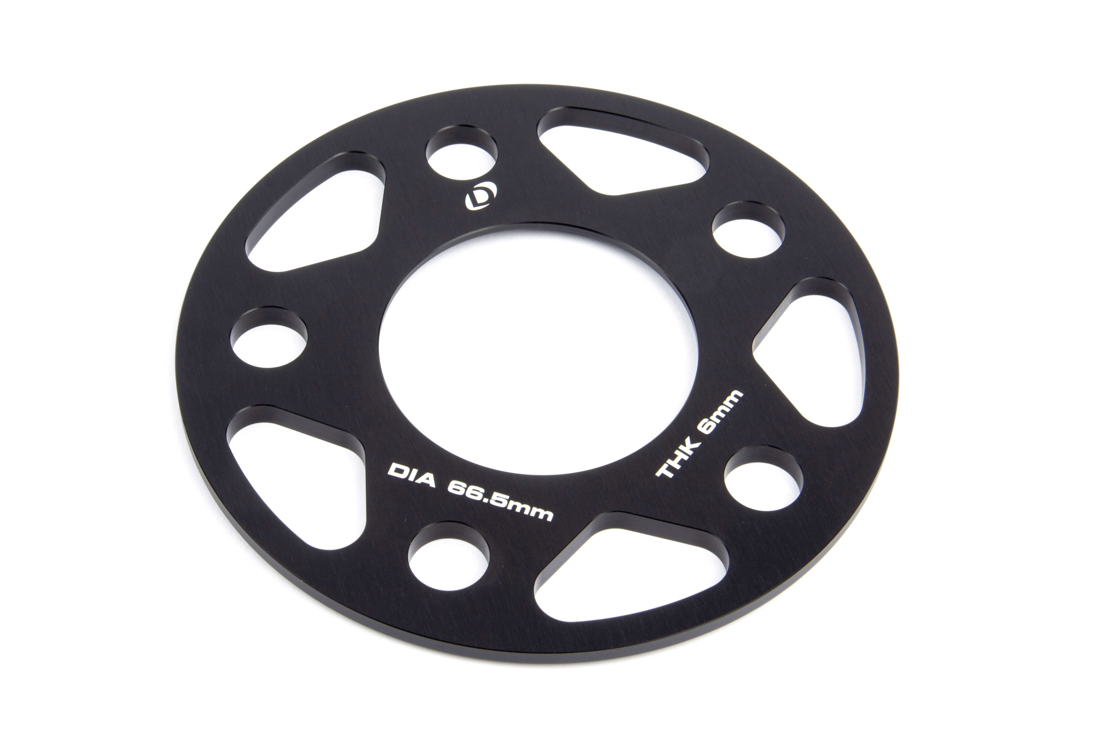 Dinan Spacers; 5x112 - 66.5mm CB - 6mm Thick - Photo - out of package Right