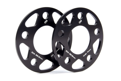 Dinan Spacers; 5x112 - 66.5mm CB - 7mm Thick - Photo - Primary Front