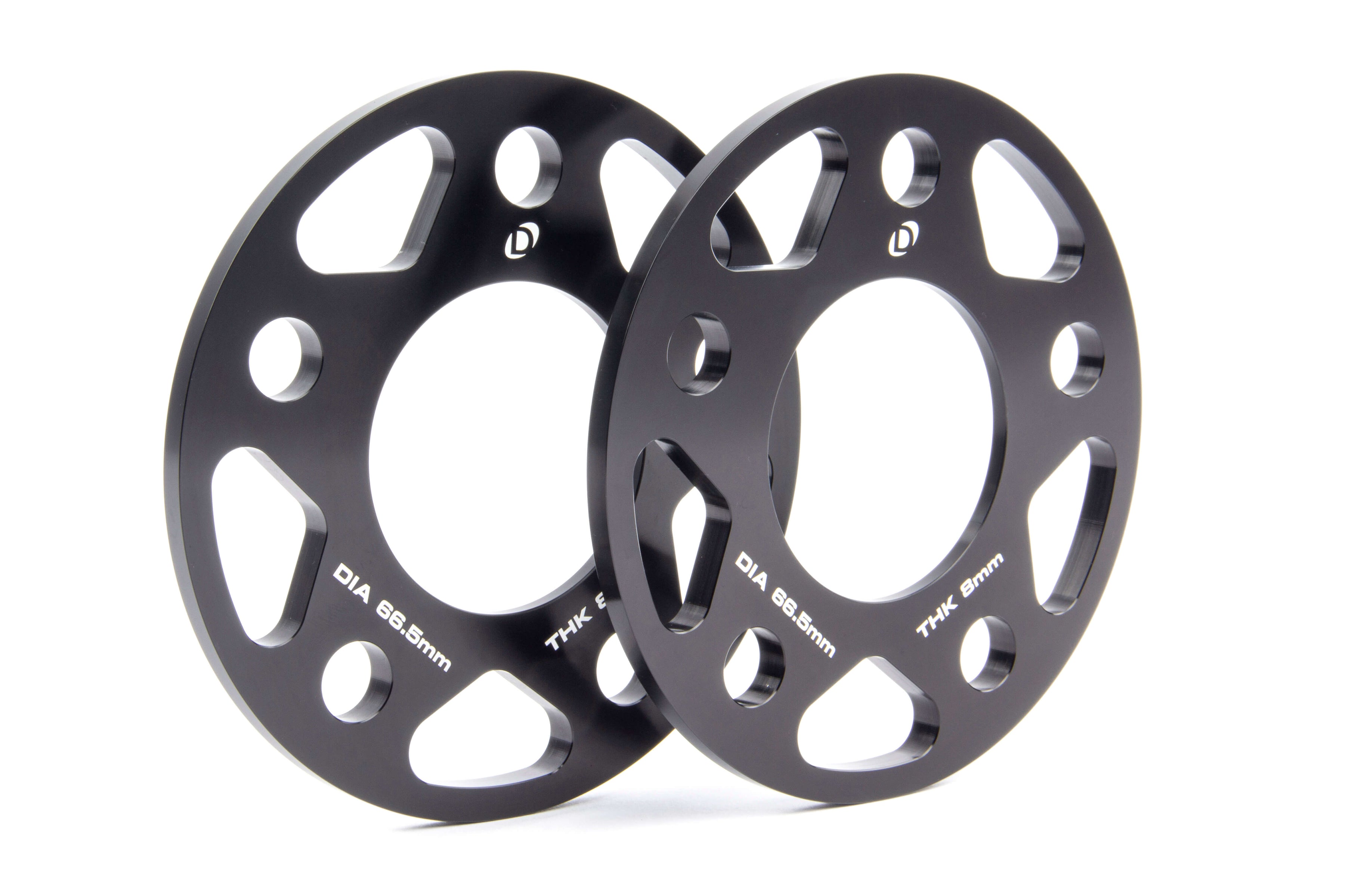 Dinan Spacers; 5x112 - 66.5mm CB - 8mm Thick - Photo - Primary Front