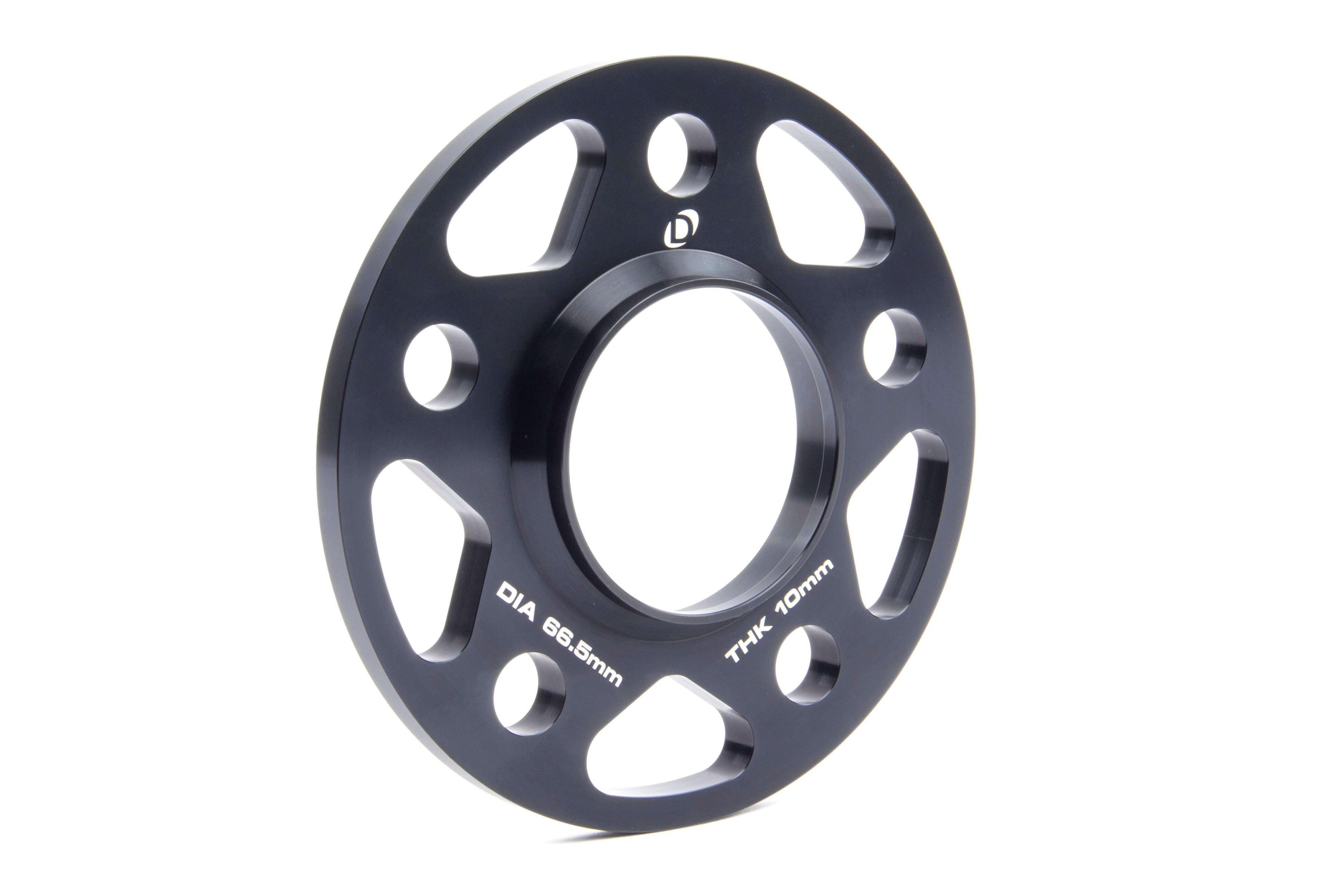 Dinan Spacers; 5x112 - 66.5mm CB - 10mm Thick - Photo - out of package Right