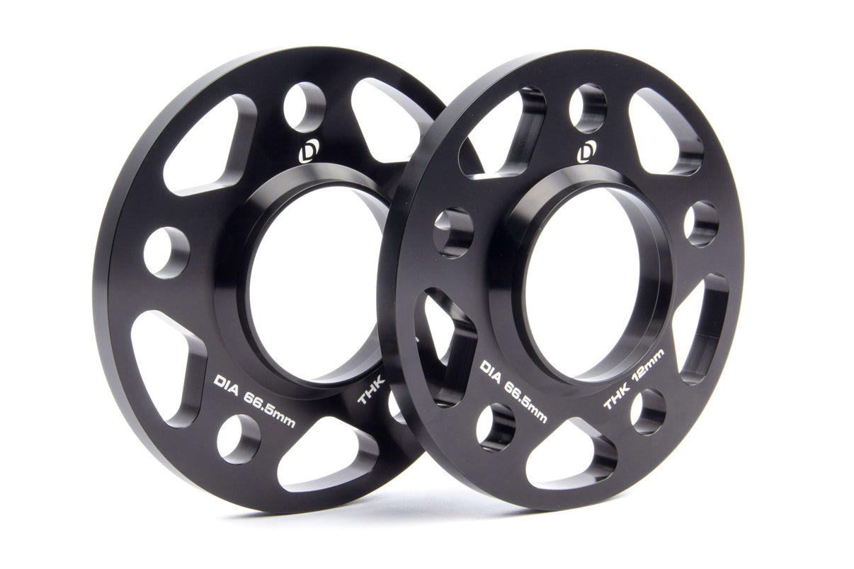 Dinan Spacers, 5x112 - 66.5mm CB - 12mm Thick - Photo - Primary Front