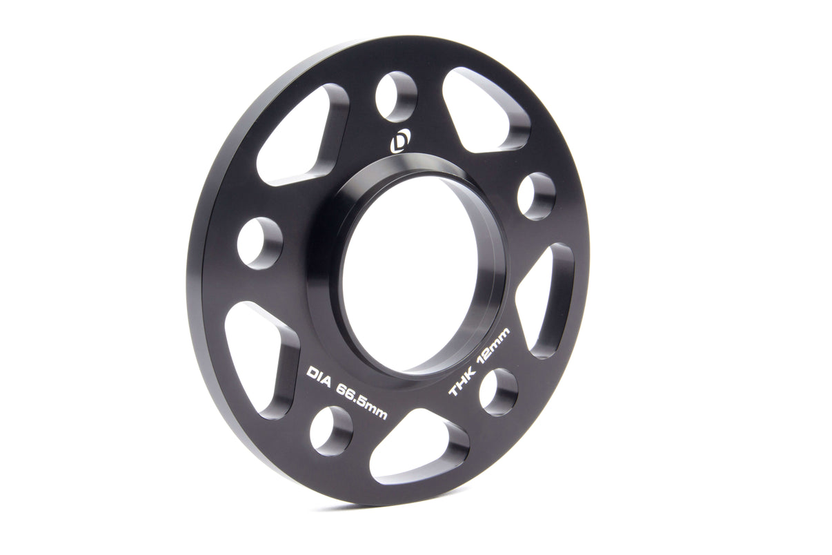 Dinan Spacers, 5x112 - 66.5mm CB - 12mm Thick - Photo - out of package Right