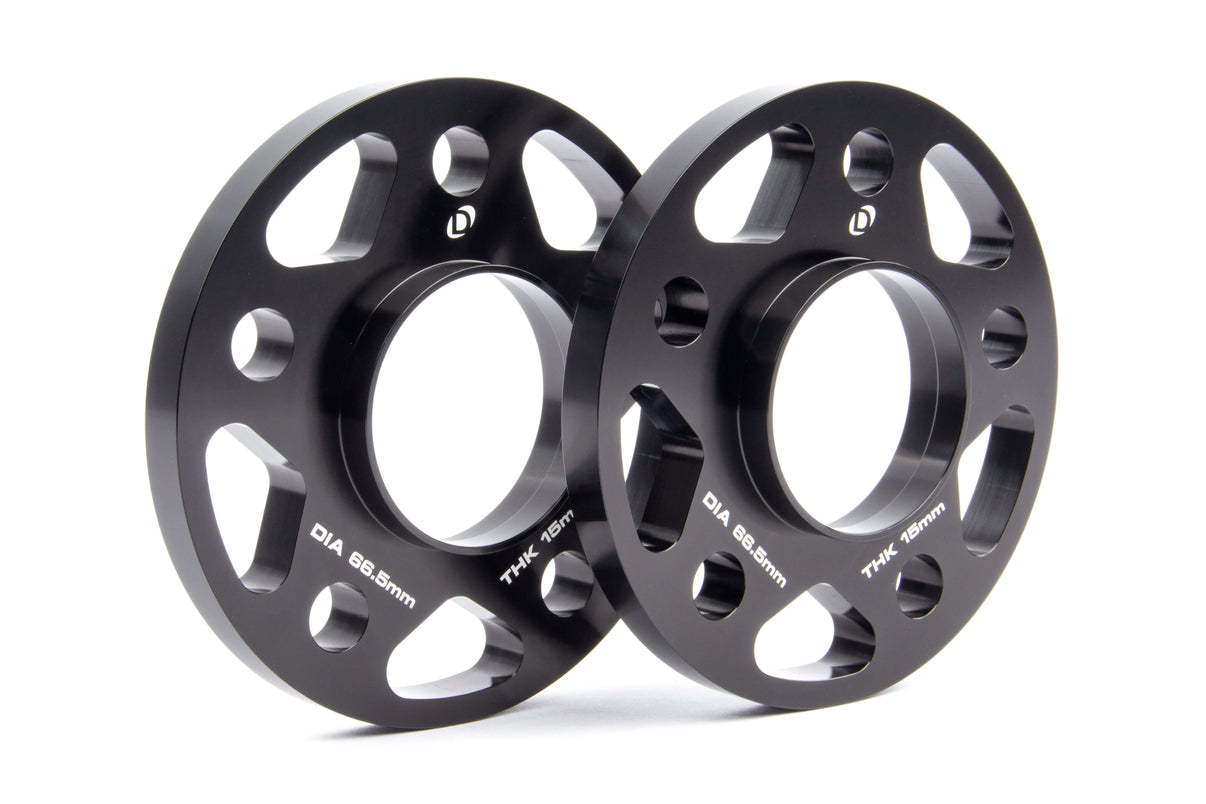 Dinan Spacers, 5x112 - 66.5mm CB - 15mm Thick - Photo - Primary Front