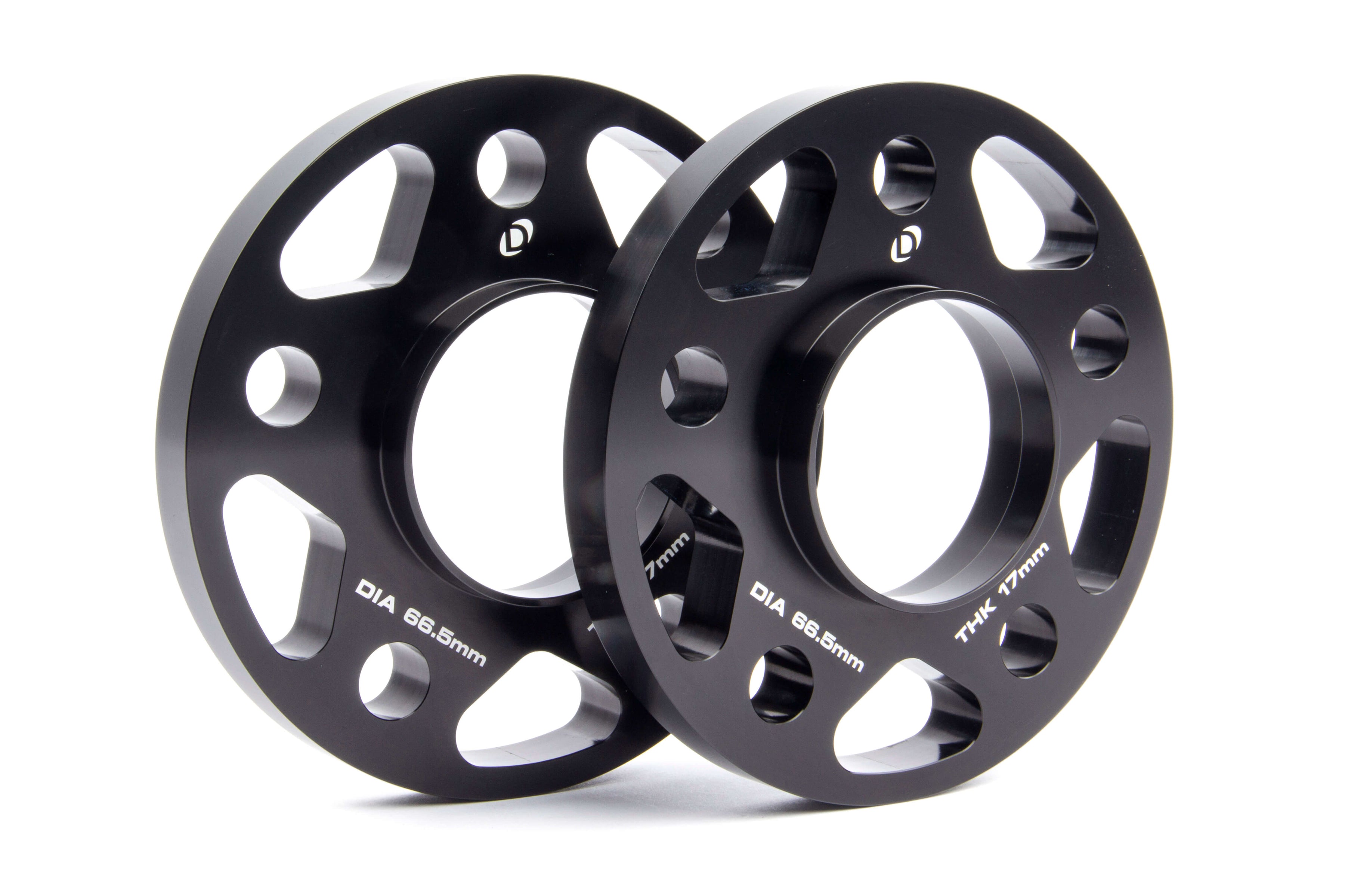 Dinan Spacers, 5x112 - 66.5mm CB - 17mm Thick - Photo - Primary Front