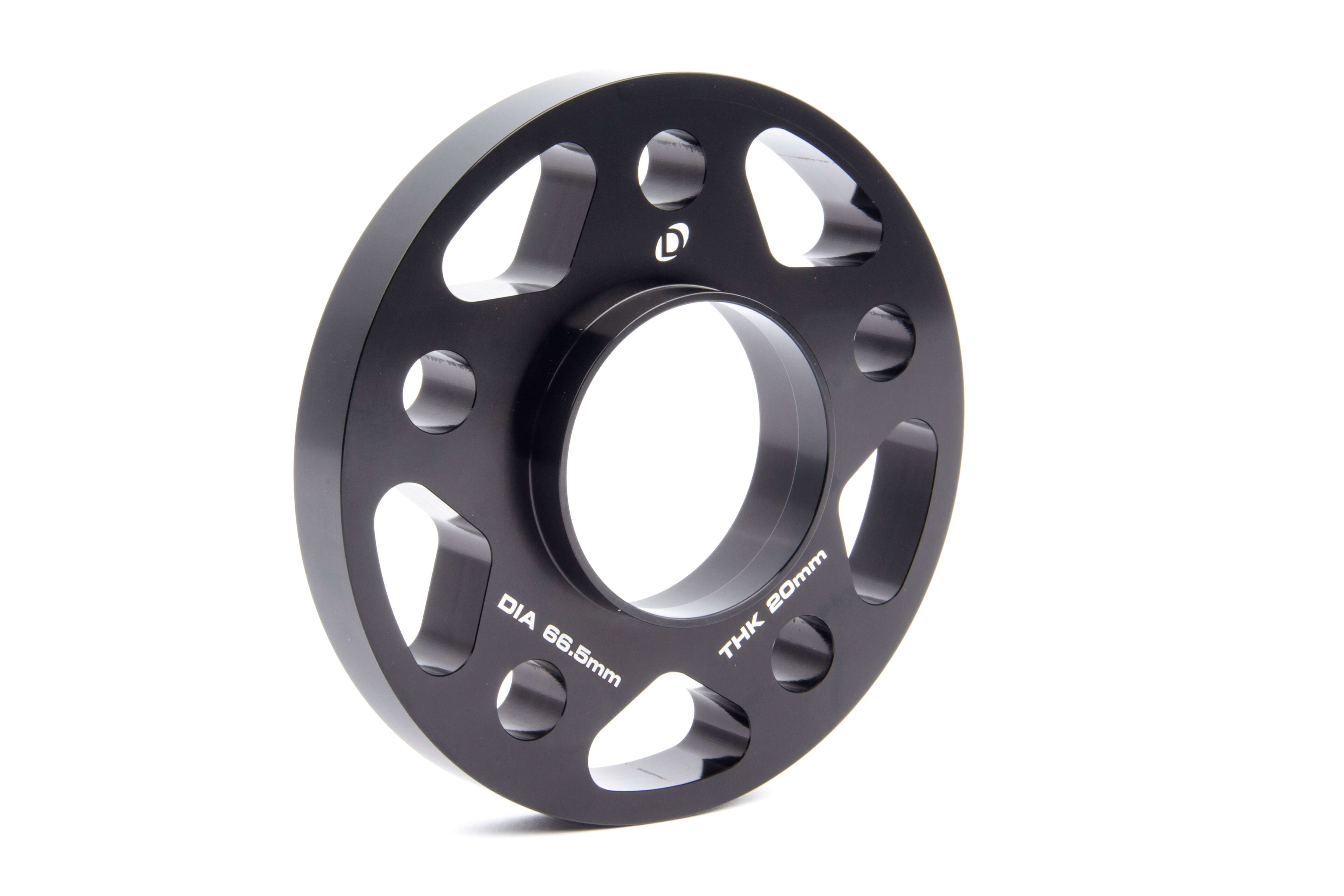 Dinan Spacers, 5x112 - 66.5mm CB - 20mm Thick - Photo - out of package Right