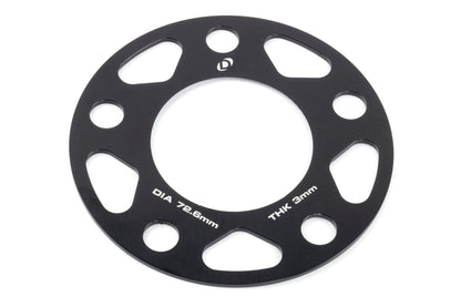Dinan Spacers; 5x120 - 72.6mm CB - 3mm Thick - Photo - out of package Right