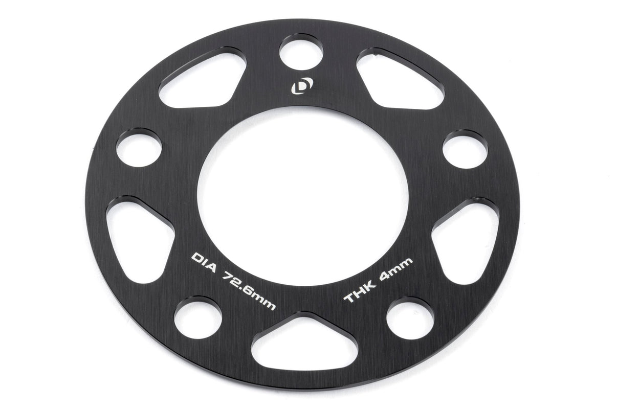 Dinan Spacers; 5x120 - 72.6mm CB - 4mm Thick - Photo - out of package Right