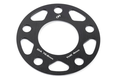 Dinan Spacers; 5x120 - 72.6mm CB - 4mm Thick - Photo - out of package Right