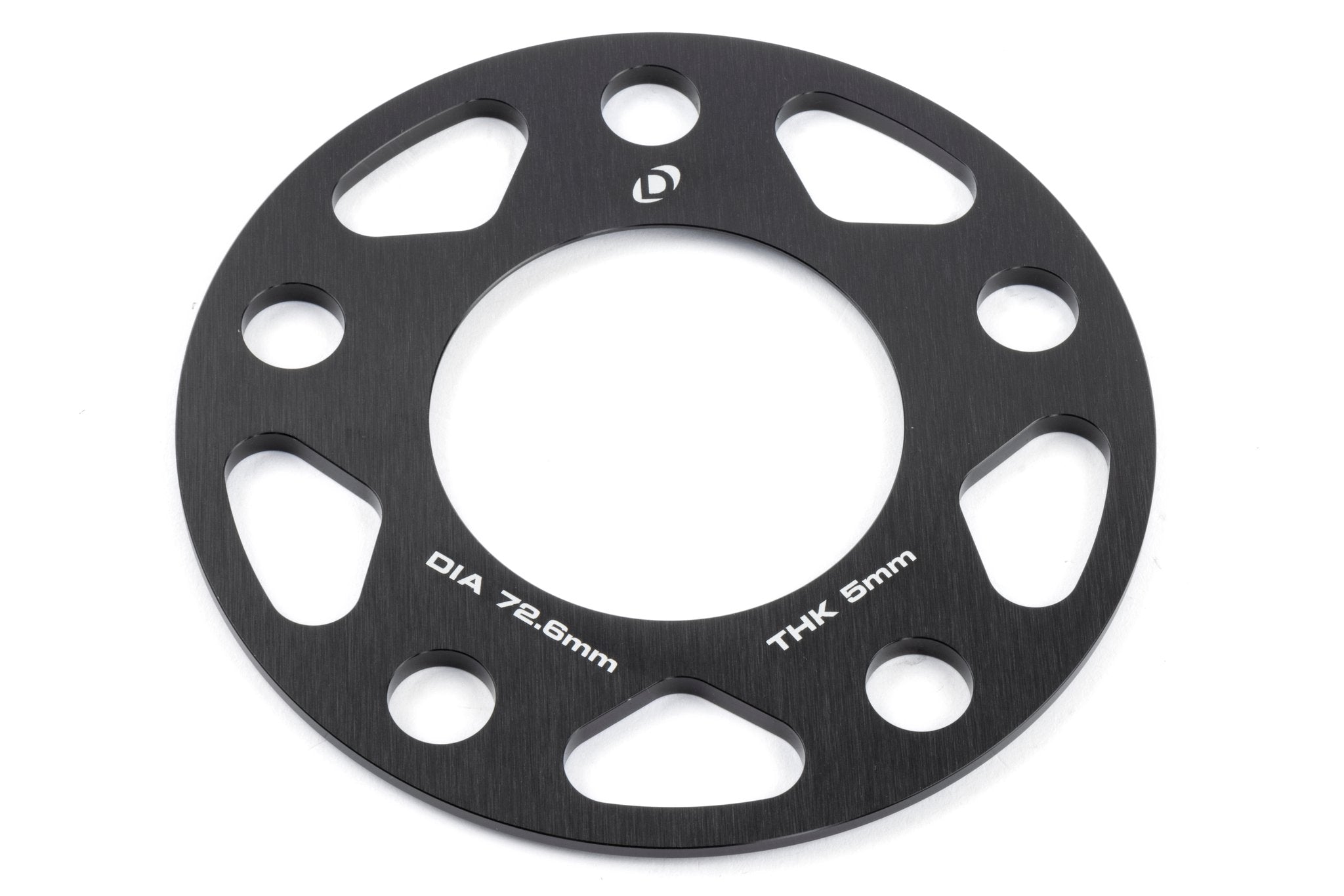 Dinan Spacers; 5x120 - 72.6mm CB - 5mm Thick - Photo - out of package Right