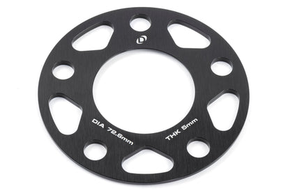 Dinan Spacers; 5x120 - 72.6mm CB - 5mm Thick - Photo - out of package Right