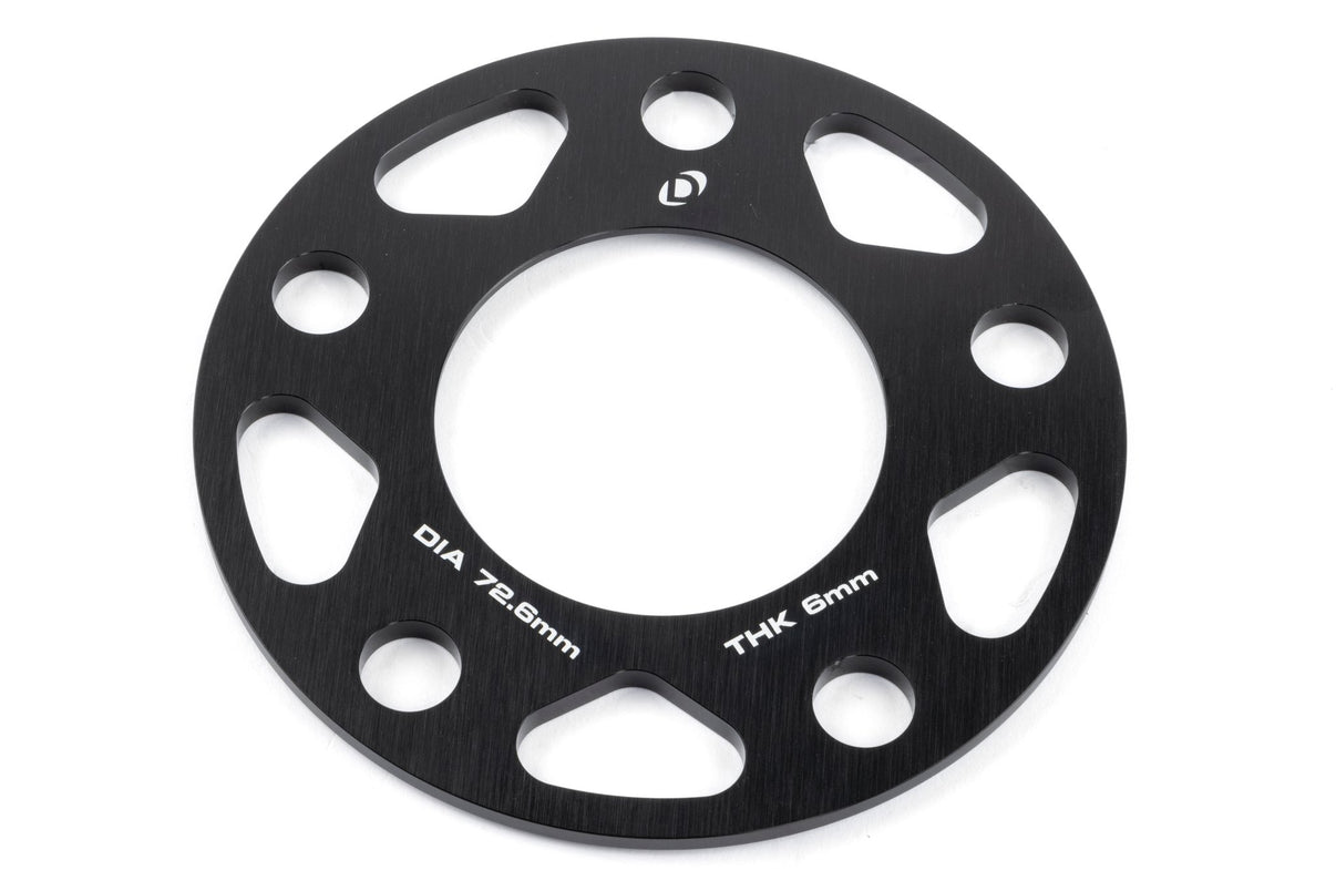 Dinan Spacers; 5x120 - 72.6mm CB - 6mm Thick - Photo - out of package Right