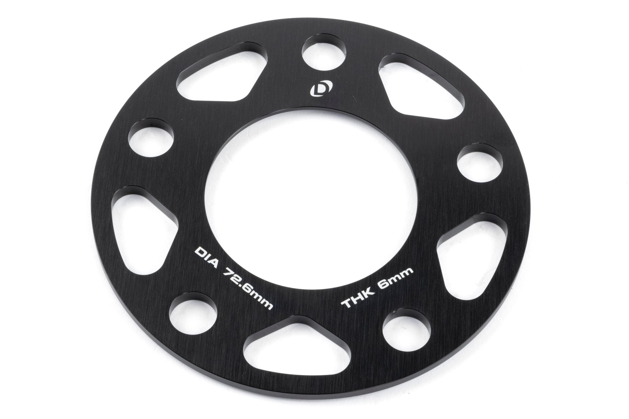 Dinan Spacers; 5x120 - 72.6mm CB - 6mm Thick - Photo - out of package Right