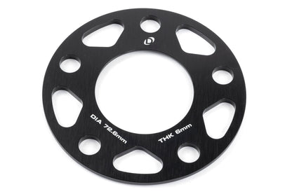 Dinan Spacers; 5x120 - 72.6mm CB - 6mm Thick - Photo - out of package Right