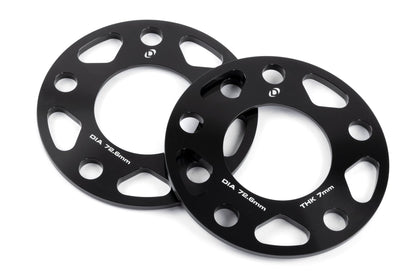 Dinan Spacers; 5x120 - 72.6mm CB - 7mm Thick - Photo - Primary Front