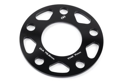 Dinan Spacers; 5x120 - 72.6mm CB - 7mm Thick - Photo - out of package Right