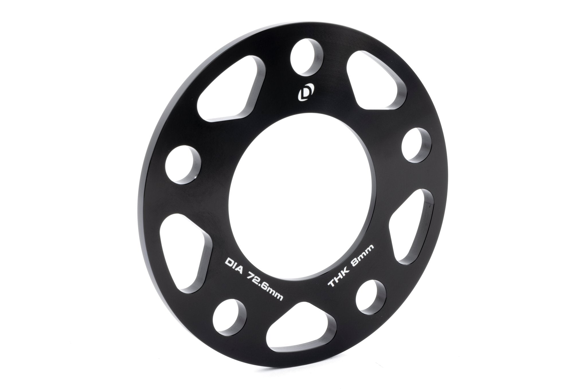 Dinan Spacers; 5x120 - 72.6mm CB - 8mm Thick - Photo - out of package Right