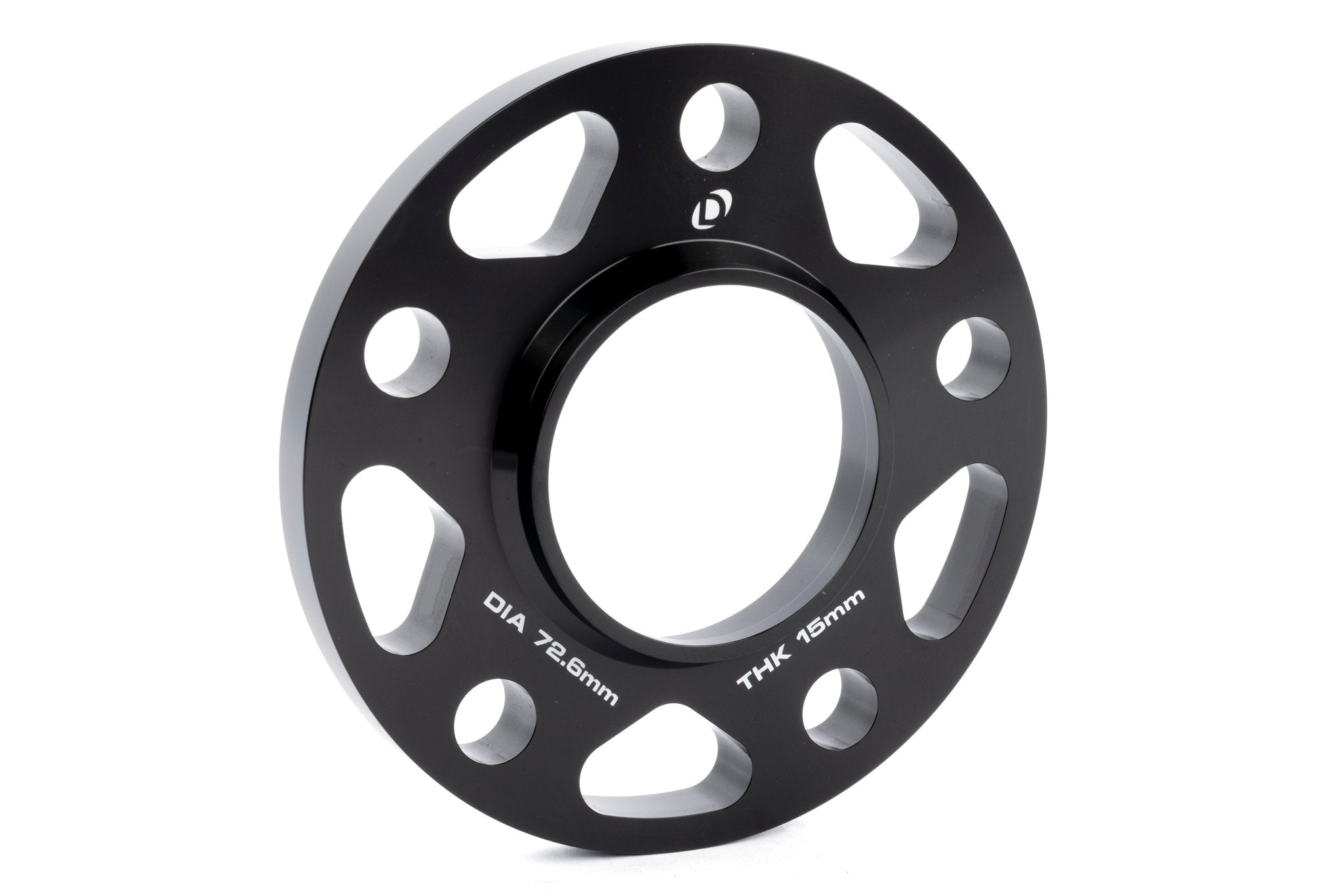 Dinan Spacers; 5x120 - 72.6mm CB - 15mm Thick - Photo - out of package Right