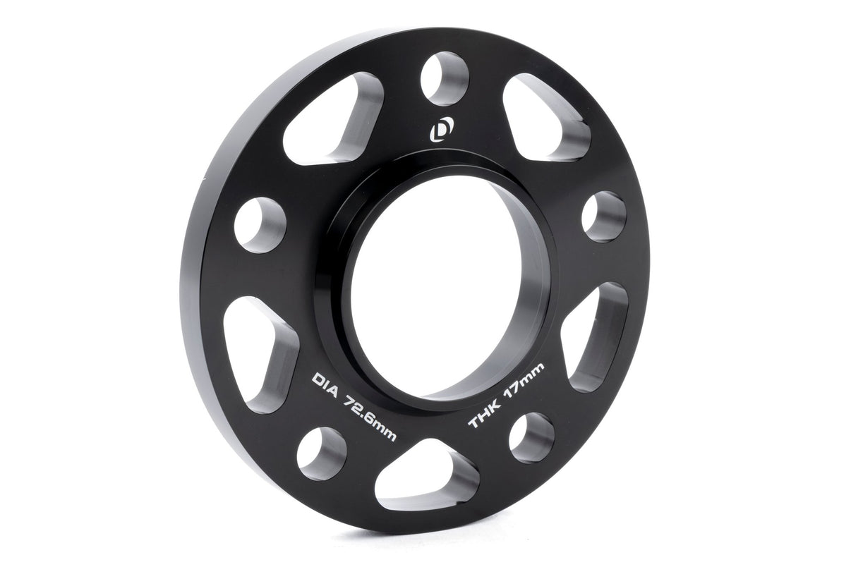 Dinan Spacers; 5x120 - 72.6mm CB - 17mm Thick - Photo - out of package Right