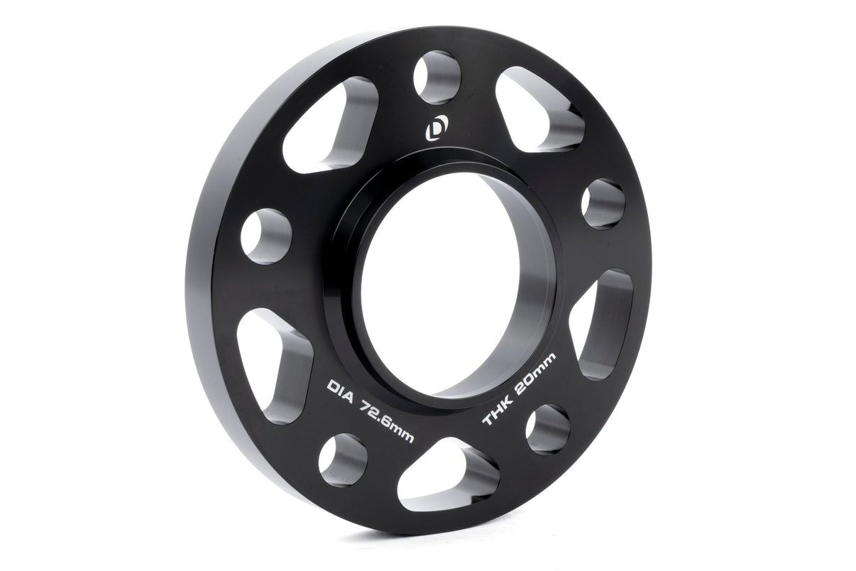 Dinan Spacers; 5x120 - 72.6mm CB - 20mm Thick - Photo - out of package Right