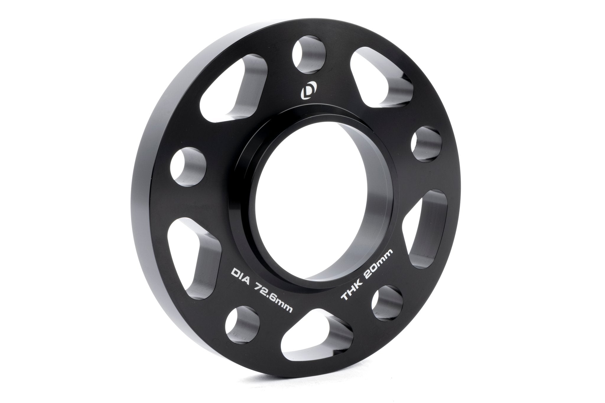 Dinan Spacers; 5x120 - 72.6mm CB - 20mm Thick - Photo - out of package Right
