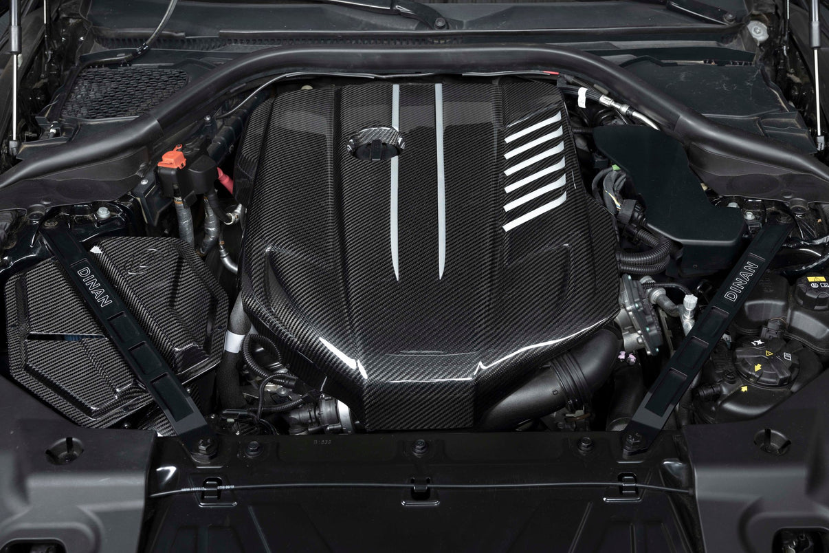 Dinan Engine Cover - 2020-2026 Toyota GR Supra 3.0 - Photo - out of package Side