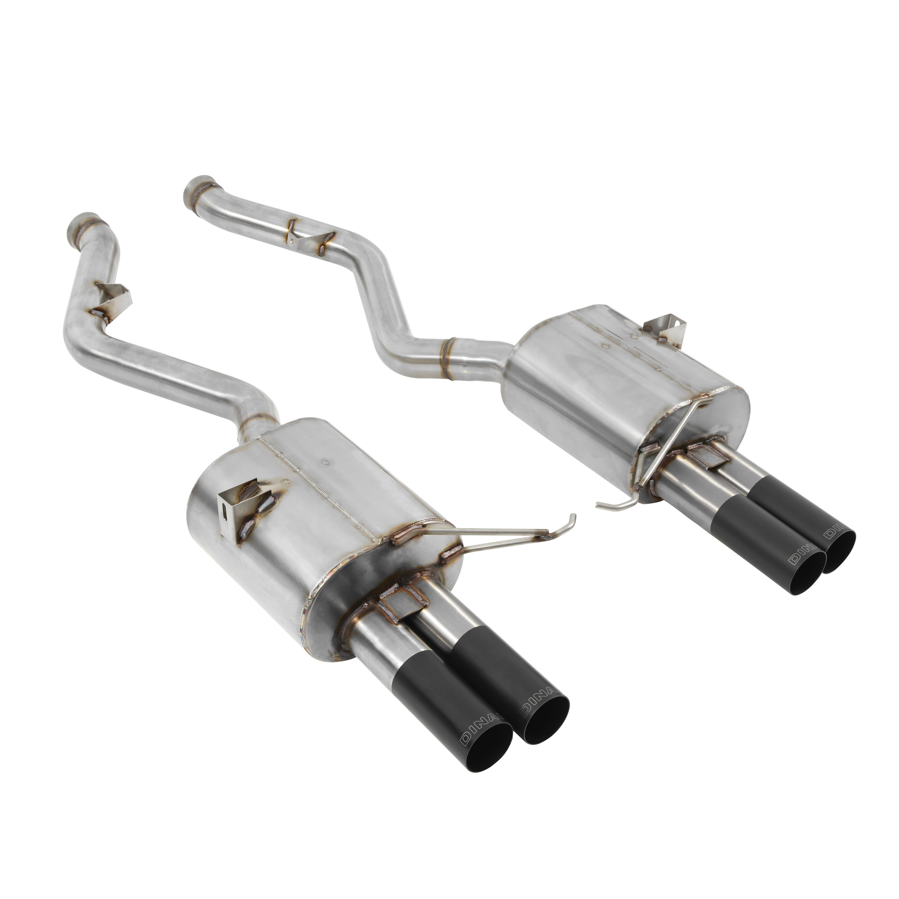 Dinan Free Flow Axle-Back Exhaust - 2008-2013 BMW M3 - Photo - out of package Angle