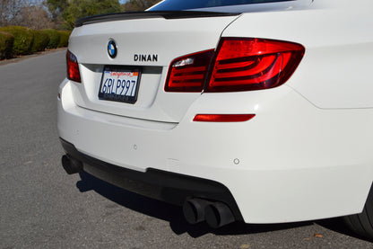 Dinan Free Flow Axle-Back Exhaust - 2011-2016 BMW 550i - Photo - Mounted Right