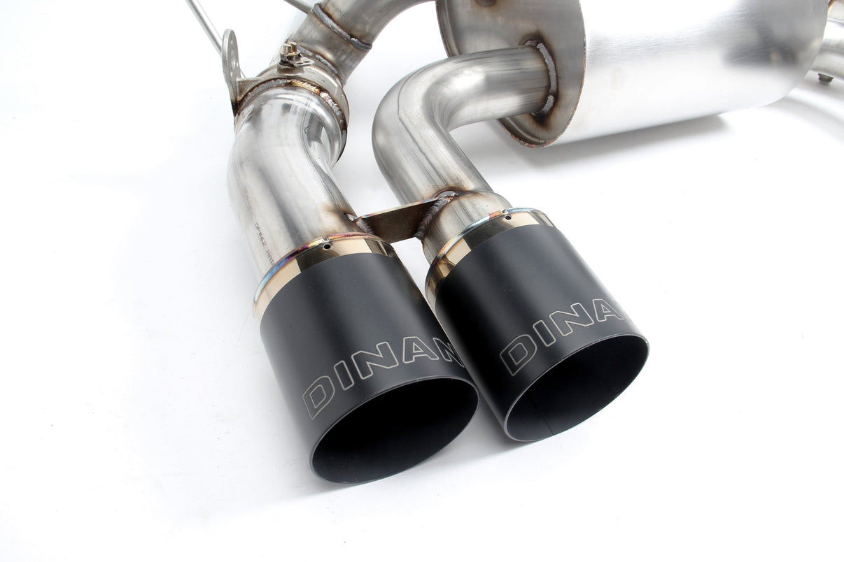 Dinan Free Flow Axle-Back Exhaust - 2015-2020 BMW M3/M4 - Photo - out of package Left