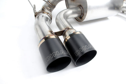 Dinan Free Flow Axle-Back Exhaust - 2015-2020 BMW M3/M4 - Photo - out of package Left
