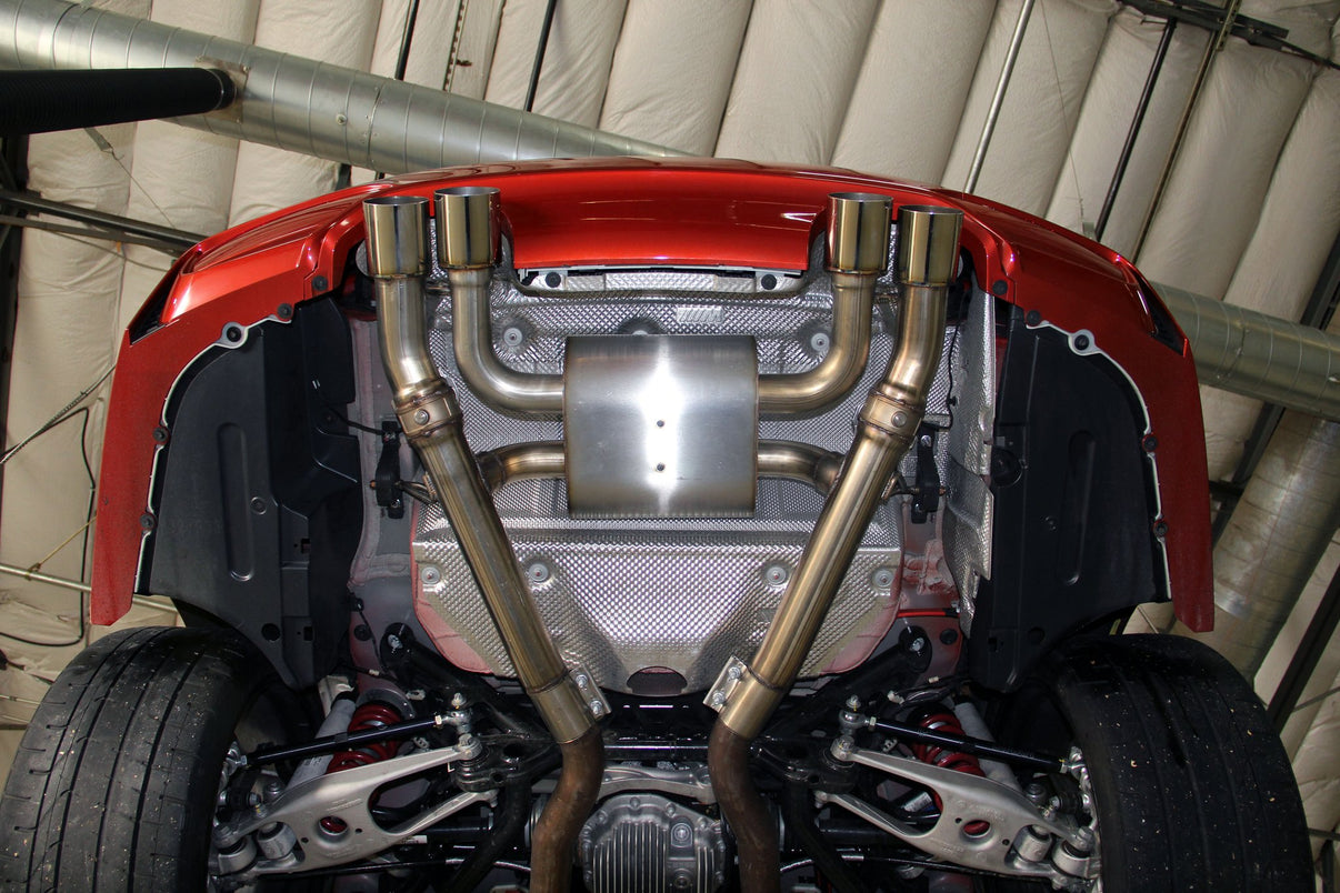 Dinan Free Flow Axle-Back Exhaust - 2015-2020 BMW M3/M4 - Photo - out of package Back
