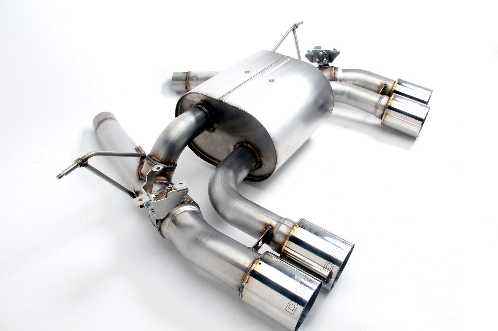 Dinan Free Flow Axle-Back Exhaust - 2015-2020 BMW M3/M4 - Photo - out of package Right