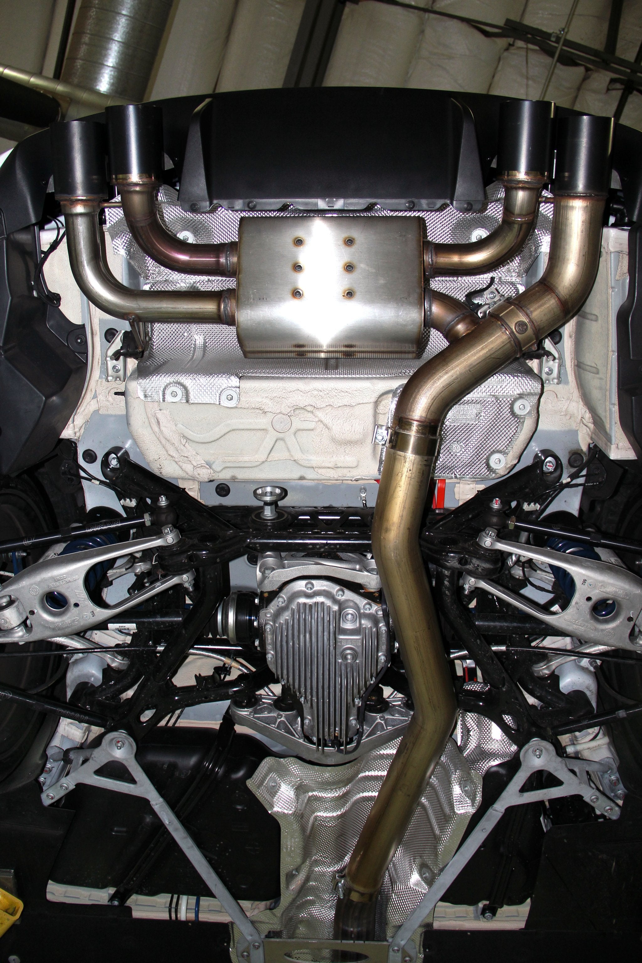 Dinan Free Flow Axle-Back Exhaust - 2016-2018 BMW M2 - Photo - out of package Bottom