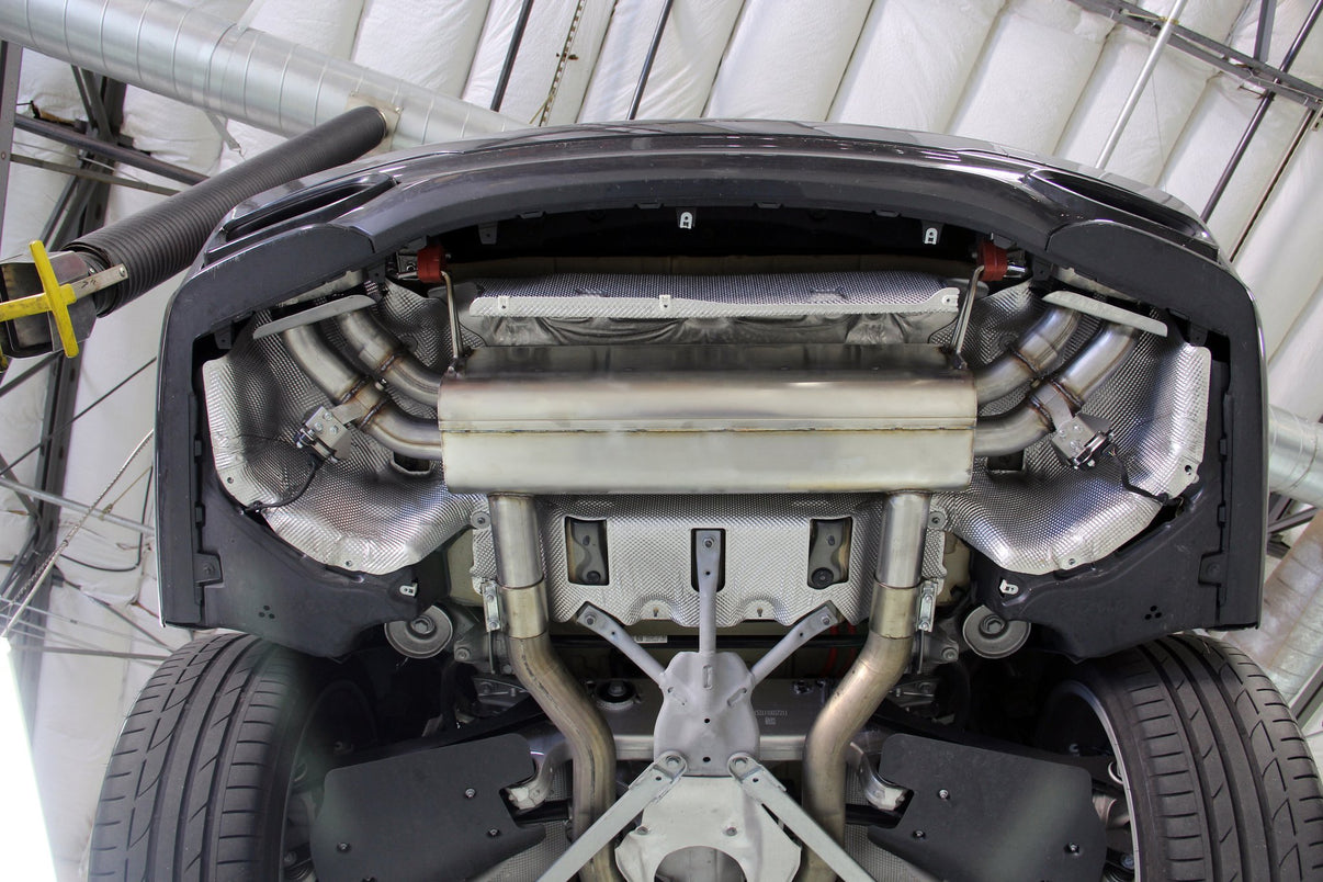 Dinan Free Flow Axle-Back Exhaust - 2016-2019 BMW 750i - Photo - out of package Back
