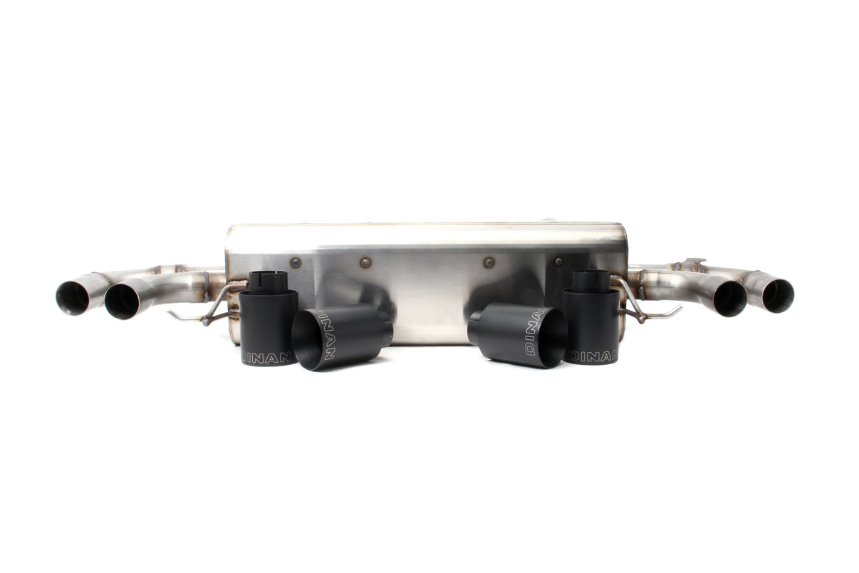 Dinan Free Flow Axle-Back Exhaust - 2018-2023 BMW M550i - Photo - out of package Back