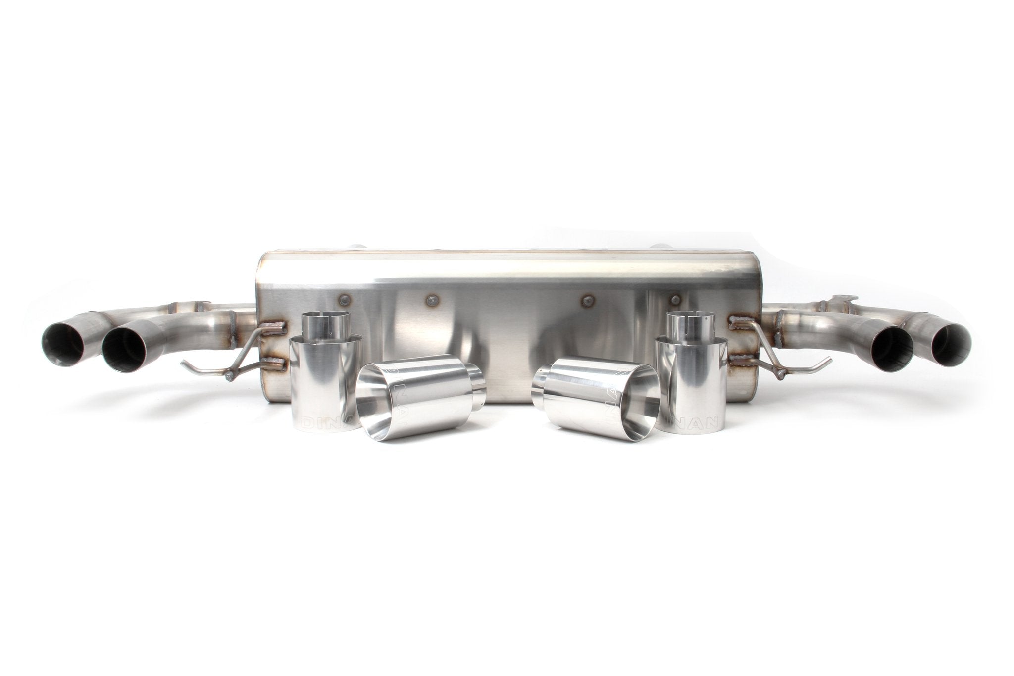 Dinan Free Flow Axle-Back Exhaust - 2018-2023 BMW M550i - Photo - out of package Back