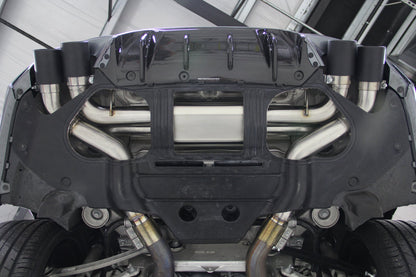 Dinan Free Flow Axle-Back Exhaust - 2018-2023 BMW M5 - Photo - out of package Front
