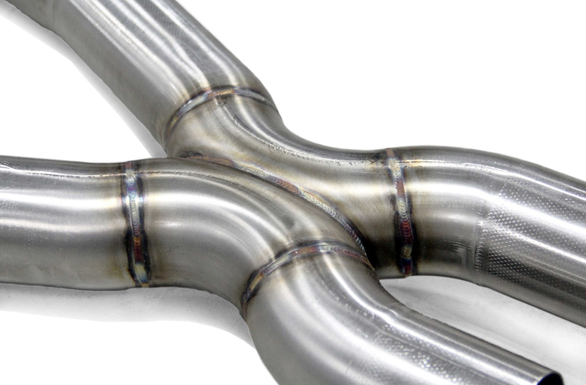 Dinan High Flow Middle Exhaust - 2018-2023 BMW M550i xDrive - Photo - out of package Left
