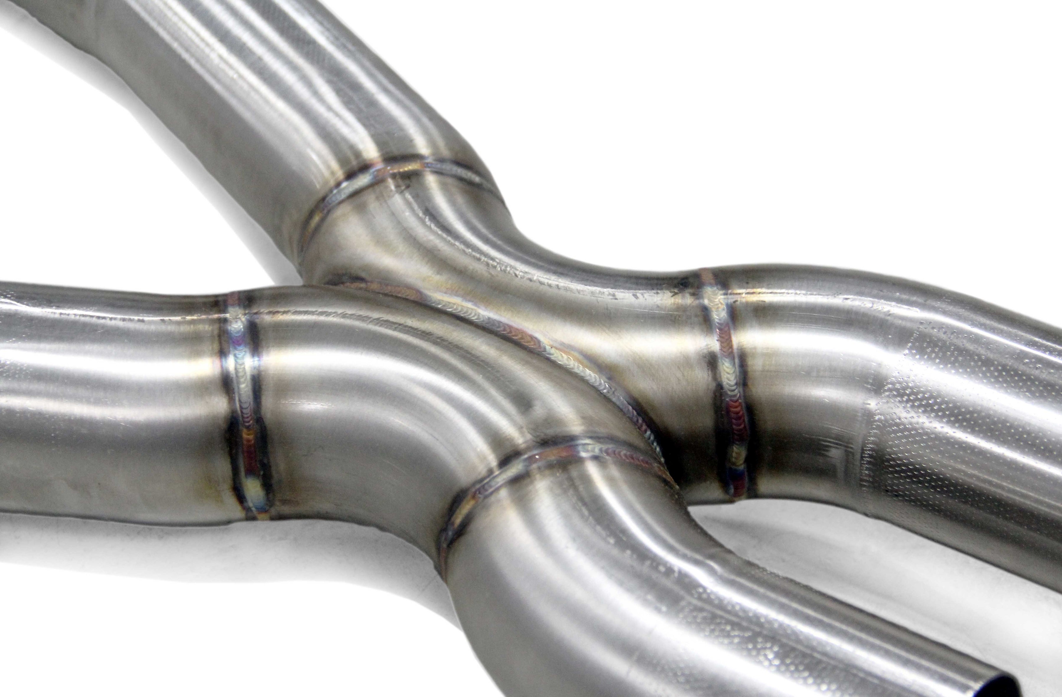 Dinan High Flow Middle Exhaust - 2018-2023 BMW M550i xDrive - Photo - out of package Left