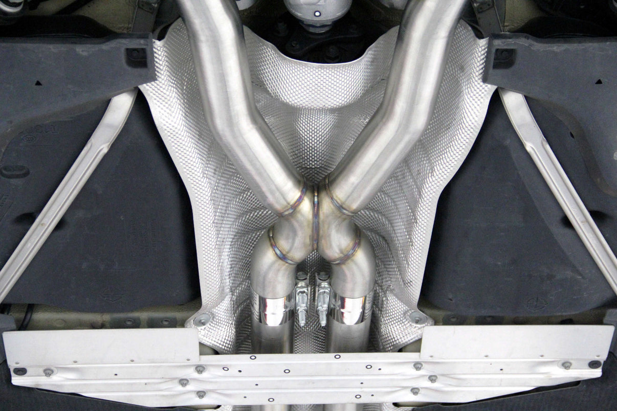 Dinan High Flow Middle Exhaust - 2018-2023 BMW M550i xDrive - Photo - out of package Top