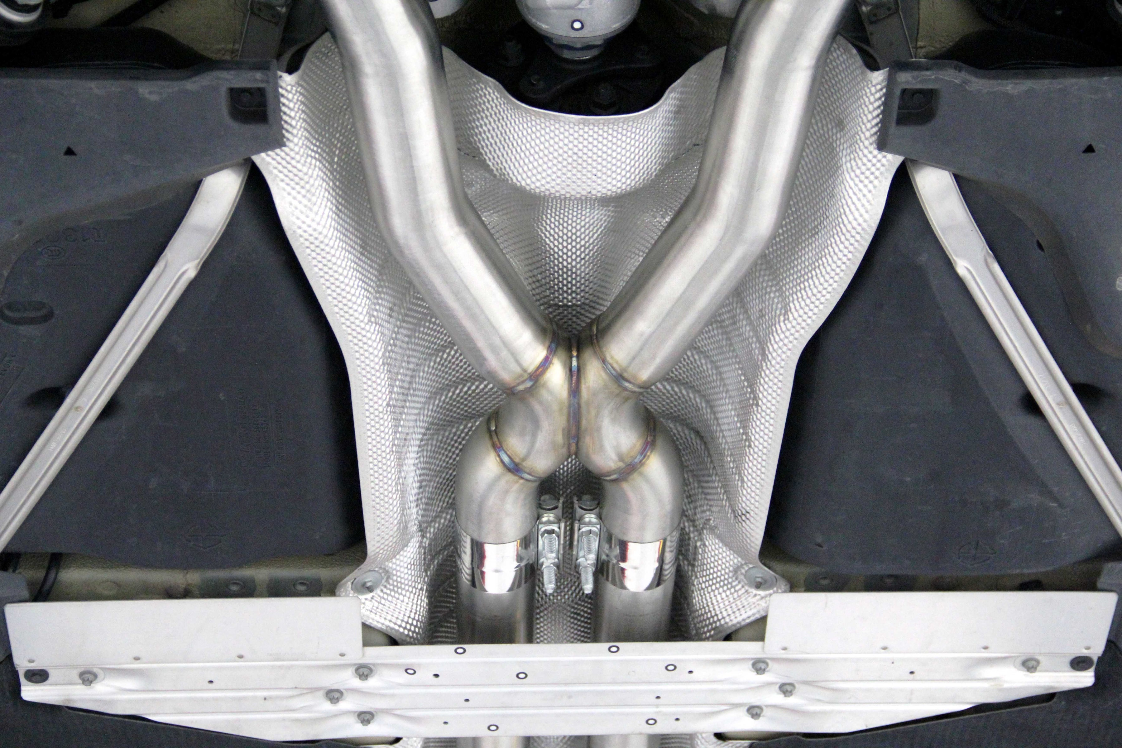 Dinan High Flow Middle Exhaust - 2018-2023 BMW M550i xDrive - Photo - out of package Top