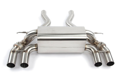 Dinan Free Flow Axle-Back Exhaust & X-Pipe - 2019-2021 BMW M2C - Photo - out of package Angle