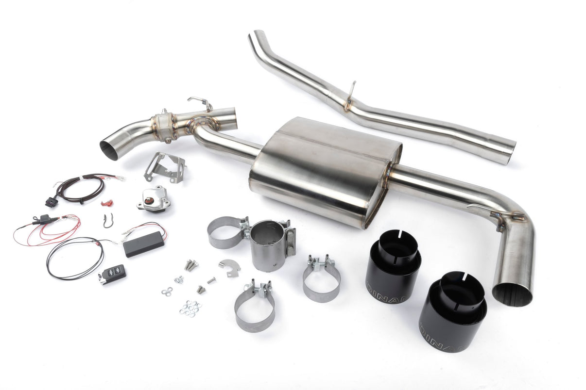 Dinan Valved Axle-Back Exhaust - 2017-2024 MINI C'man S ALL4 - Photo - Primary Front